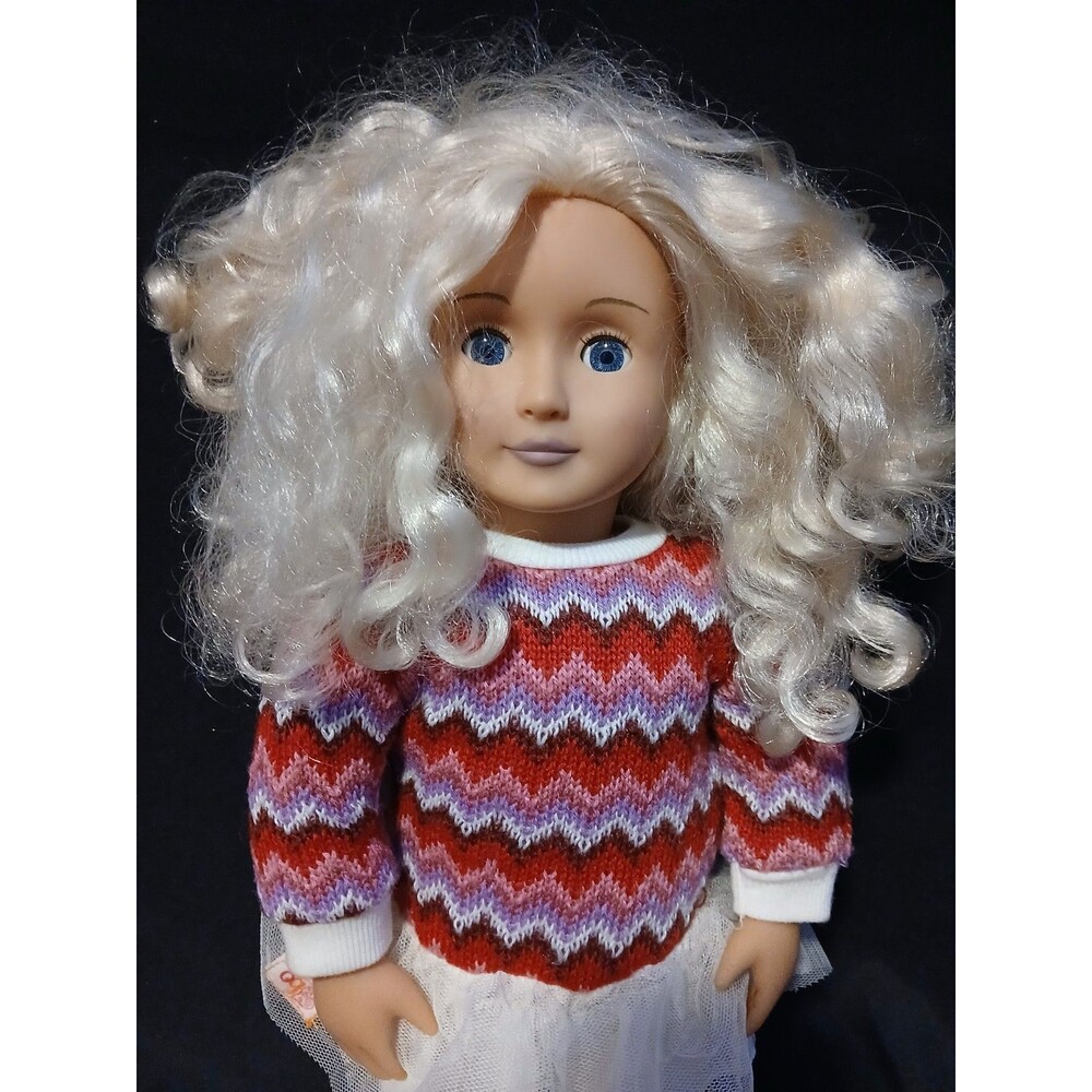 Our Generation Doll by Battat Blonde curly hair complete outfit